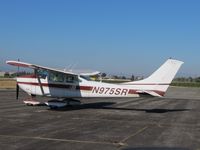 N975SR @ POC - Parked in the eastside transient parking area - by Helicopterfriend