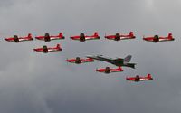 J-5008 @ EBFS - Swiss formation during the Florennes International Air Show - by Friedrich Becker