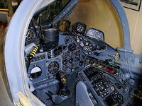 XN983 @ NONE - Blckburn Buccaneer SB2 cockpit on display at the Fenland & West Norfolk Aviation Museum - by Chris Hall