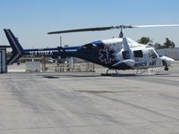 N419MA @ L67 - Parked outside Mercy Air helipad area, while working on N226LL - by Helicopterfriend