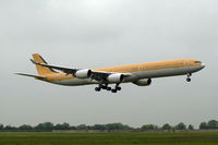 F-WJKG @ EIDW - Seen landing Rwy 10 on it's way to the paintshop. - by Noel Kearney