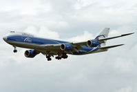 VQ-BLR @ AMS - AirBridgeCargo Airlines ABC  Boeing B747-8HVF on final approach to AMS/EHAM - by Janos Palvoelgyi