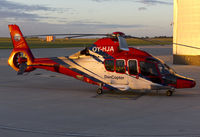 OY-HJA @ EGSH - Sat on stand at SaxonAir in the last sun light of the day. - by Matt Varley