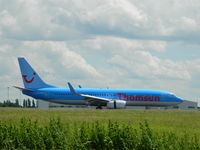 G-TAWG @ EGSS - Thomson Boeing 737-8K5 at London Stansted - by FinlayCox143