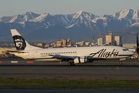 N765AS @ PANC - Alaska Airlines Boeing 737-400 - by Dietmar Schreiber - VAP