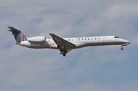 N13949 @ KORD - ExpressJet/United Express Embraer EMB-145LR, ASQ6044 arriving from Rochester/KROC, RWY 14R approach KORD. - by Mark Kalfas