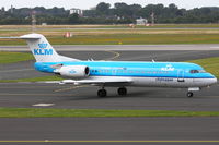 PH-KZU @ EDDL - KLM Cityhopper, Fokker F70, CN: 11543 - by Air-Micha