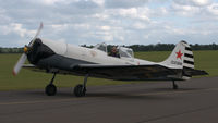 G-CBPM @ EGSU - 3. G-CBPM departing Flying Legends Air Show (July 2012.) - by Eric.Fishwick