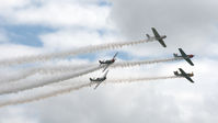 G-FUNK @ EGSU - 5. G-FUNK with the Aerostars at another excellent Flying Legends Air Show (July 2012.) - by Eric.Fishwick