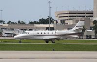 N661QS @ KPBI - Cessna 560XL - by Mark Pasqualino