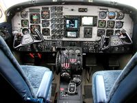 N5MK - Cockpit of my Kingair 200 - by William Norris