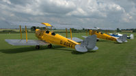 G-AHIZ @ EGTH - 5. A pair of pristine Moths at Shuttleworth (Old Warden) Aerodrome. - by Eric.Fishwick