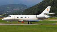 HB-IAW @ LSZA - Taxiing in at Lugano - by Gert-Jan Vis