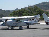 N55PF @ SZP - 1966 Cessna 182K SKYLANE, Continental O-470-S 230 Hp - by Doug Robertson