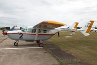 C-GJDF @ CYCH - Forest Protection Limited Cessna 337 - by Andy Graf-VAP