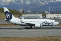 N615AS @ PANC - Alaska Airlines Boeing 737-700 - by Dietmar Schreiber - VAP