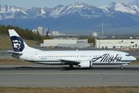 N713AS @ PANC - Alaska Airlines Boeing 737-400 - by Dietmar Schreiber - VAP