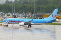 G-TAWG @ EGCC - Thomson - by Chris Hall