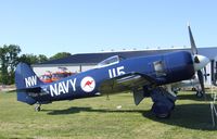 F-AZXJ @ LFFQ - Hawker Sea Fury FB11 at the Meeting Aerien 2012, La-Ferte-Alais - by Ingo Warnecke