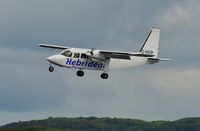 G-HEBI @ OBAN - Approaching Oban (Connel) airport with the 16.45 service from Colonsay. - by Jonathan Allen