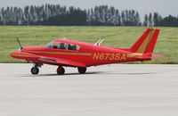 N673SA @ EGSH - Just arrived. - by Graham Reeve