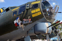 N7227C @ KPUB - B-17 chin turret - by Ronald Barker