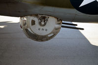 N7227C @ KPUB - B-17 ball turret - by Ronald Barker