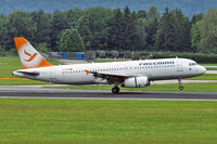 TC-FBJ @ LOWL - Free Bird Airlines Airbus A320-232 landing in LOWL/LNZ - by Janos Palvoelgyi