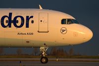 D-AICE @ EDDP - Early morning light on a lining up Condor aircraft..... - by Holger Zengler