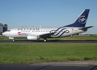 OK-XGE @ LFPG - Golf-Echo celebrated her 20 years in the skies by gaining her appointement as CSA's permanent embassadress by Skyteam. - by Alain Durand