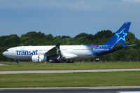 C-GITS @ EGCC - Air Transat - by Chris Hall