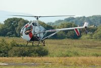 G-WHRL @ EGFH - Visting helicopter. - by Roger Winser