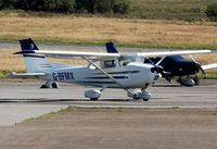 G-BFMX @ EGFH - Visiting Reims/Cessna Skyhawk. - by Roger Winser