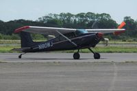 N180WJ @ EGFH - Visiting Cessna 180 Skywagon. - by Roger Winser