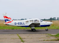 G-EGLL @ EGTC - Airways Flying School PA 28 awaiting instruction at Cranfield - by Paul Ashby