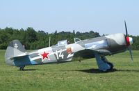 F-AZNN @ LFFQ - Yakovlev Yak-11 (converted to single seater) at the Meeting Aerien 2012, La-Ferte-Alais - by Ingo Warnecke