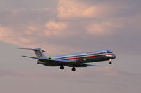N582AA @ DFW - American Airlines landing at DFW Airport