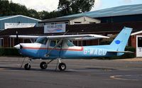 G-WACU @ EGTB - Ex: G-BJZU > G-WACU - Originally owned to, Denham Flying Training School Ltd in May 1982 as G-BJZU. Originally owned to, Hartmann Ltd in July 1986 as G-WACU and currently with, Booker Aircraft Leasing Ltd since February 2012. - by Clive Glaister