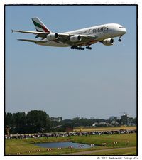 A6-EDU @ EHAM - First scheduled service to Amsterdam!
A380 is welcomed by thousands of spotters. - by Rembrandt Staller