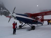 N565TA - Base Camp before the Summit of Mt. McKinley - by George
