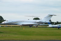 N3877 @ EGTC - one of several bizjets parked at Cranfield with visitors for the opening of the London 2012 Olympic games - by Chris Hall
