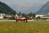 G-NOOR @ LOWZ - 'The G-NOOR is lining up 08', sounded it on the frequency of Zell Flugplatz. But it was not for long, because it was in the air quickly. - by Jorrit de Bruin