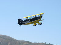 N80AS @ SZP - 1992 Pitts Aerobatics S-2B advanced aerobatics trainer of CP Aviation, Lycoming AEIO-540, fast takeoff climb Rwy 22 - by Doug Robertson