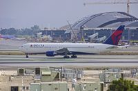 N124DE @ KLAX - Delta Airlines Boeing 767 - by speedbrds