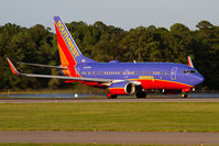 N456WN @ ORF - Southwest Airlines N456WN (FLT SWA941) on takeoff roll on RWY 23 en route to Chicago Midway Airport (KMDW). - by Dean Heald