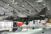 XZ133 @ EGSU - former Falklands war veretan suspended from the ceiling in the AirSpace hanger, IWM Duxford - by Chris Hall