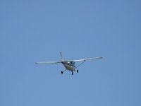 N51594 @ SZP - 1980 Cessna 172P SKYHAWK, Lycoming O-320-H2AD 160 Hp, takeoff climb Rwy 22 - by Doug Robertson