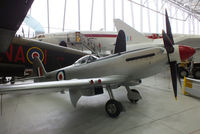 VN485 @ EGSU - displayed inside the AirSpace hangar, Duxford - by Chris Hall