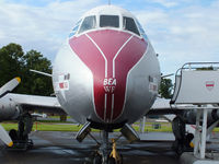 G-ALWF @ EGSU - Preserved by the Duxford Aviation Society in BEA colour scheme - by Chris Hall