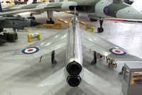 XM135 @ EGSU - displayed inside the AirSpace hangar, Duxford - by Chris Hall